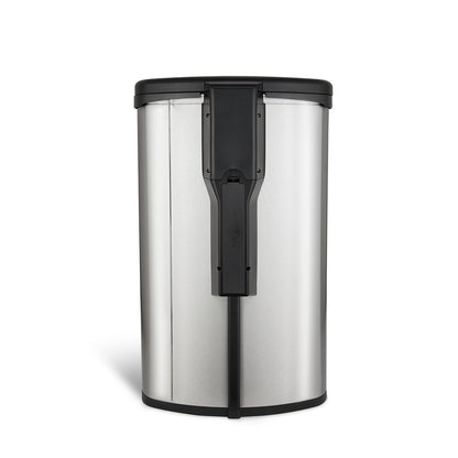 Chabrias Ltd Luxury Hygienic Trash Waste bin Toe Touch foot sensor 50L capacity No touch Hands Free pedal bin Stainless steel - Premium BISS from Chabrias Ltd - Just £61.74! Shop now at Chabrias Ltd