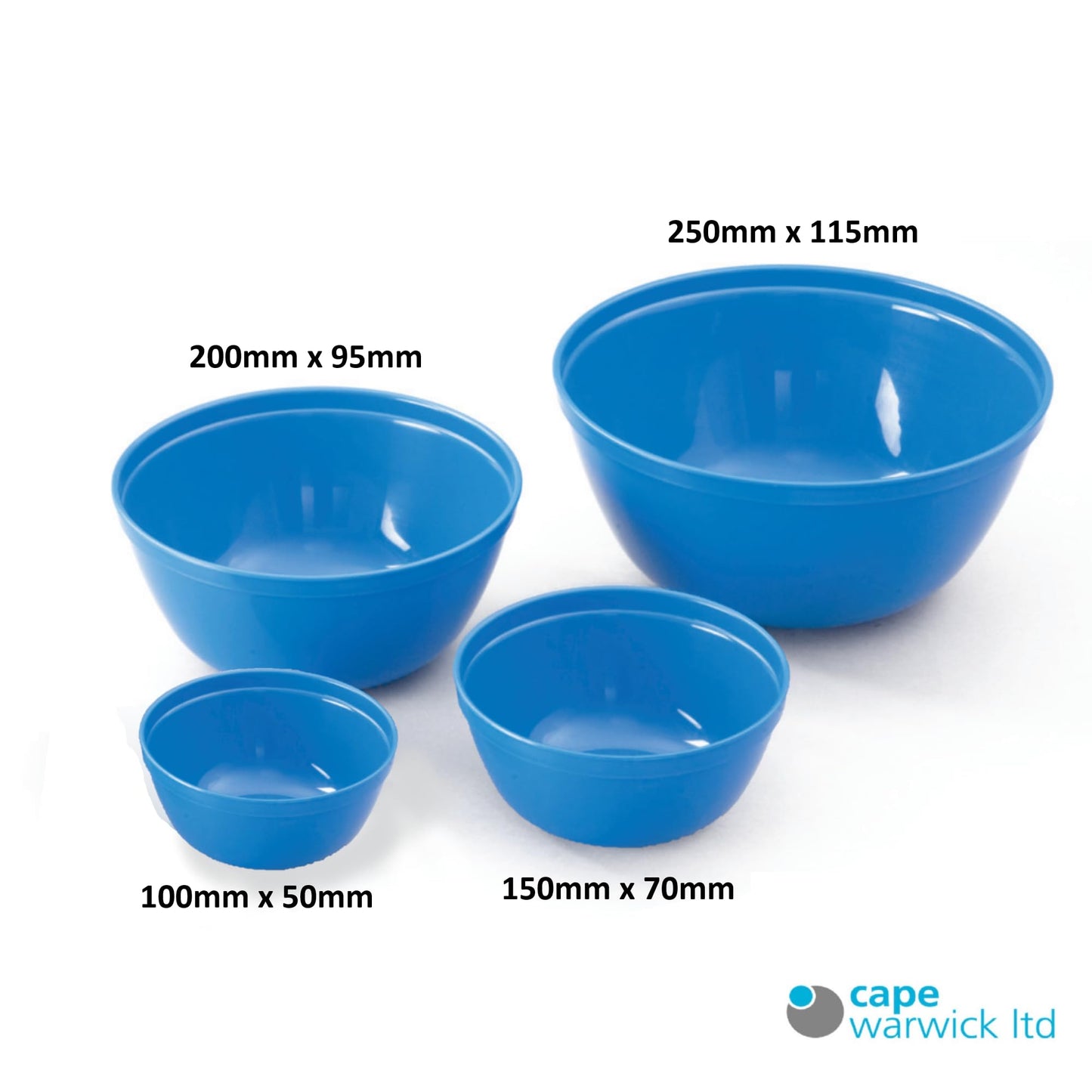 CAPE WARWICK Multi-Use Lotion/Cream Bowl Polypropylene Beauty Care Mixing Bowl Crafting Nail Salon Hair Mixing Bowl Reusable Pack of 10 - Premium Kitchen from CAPE WARWICK - Just £33.24! Shop now at Chabrias Ltd
