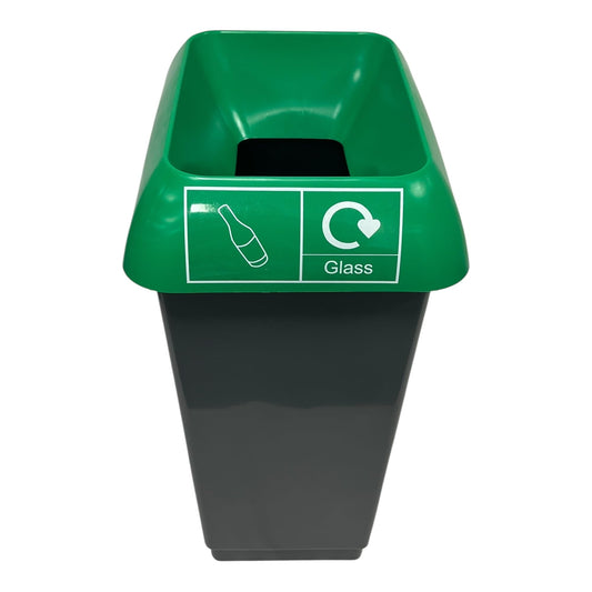 Set of 4, 50 Litre Recycling Bin with Lid & Stickers Included - Premium Bins from Chabrias Ltd - Just £92.99! Shop now at Chabrias Ltd