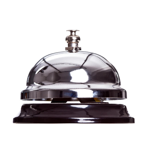 Reception Call Bell - Classic and Convenient Service Alert for Hotels, Restaurants, and More - Premium Musical Instruments from Chabrias Ltd - Just £7.59! Shop now at Chabrias Ltd