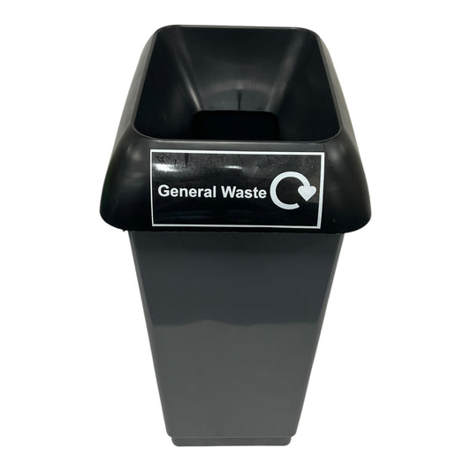 Set of 4, 50 Litre Recycling Bin with Lid & Stickers Included - Premium Bins from Chabrias Ltd - Just £92.99! Shop now at Chabrias Ltd