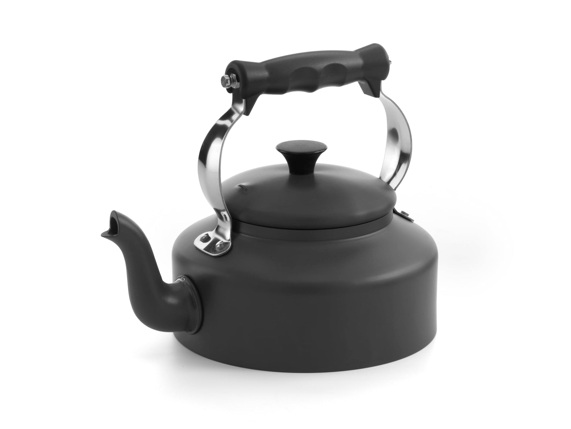 Traditional Style Hard Anodised Kettle UK Made - Ergonomically Designed Handle - Suitable for Gas, Electric, Induction, Log Burners and AGA cookers (3 litre) - Premium STOVETOP_KETTLE from Chabrias Ltd - Just £79.99! Shop now at Chabrias Ltd