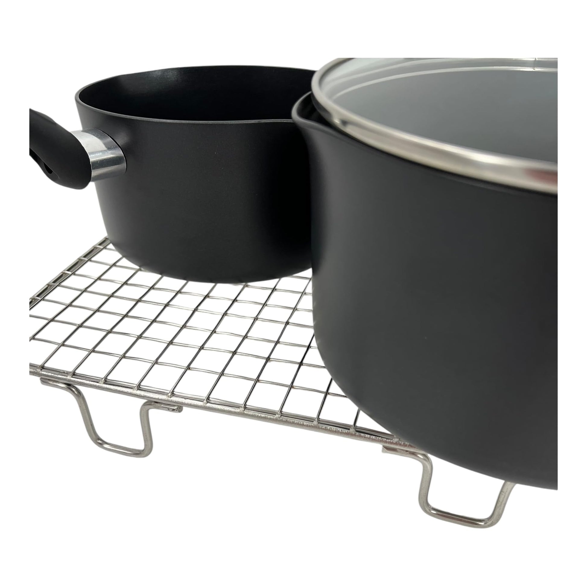 Samuel Groves Heavy-Duty Stainless Steel Cooling Rack Baskets - Premium Kitchen from Samuel Groves - Just £9.49! Shop now at Chabrias Ltd