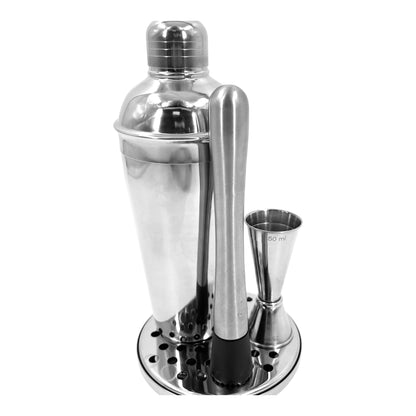 Premium Stainless Steel Cocktail Set, Shaker, Cocktail Bar Tray, Thimble Set, Cocktail Set, Measuring Set, Shot Meaures, Bar Spirit Measures - Premium Home from Chabrias Ltd - Just £18.04! Shop now at Chabrias Ltd