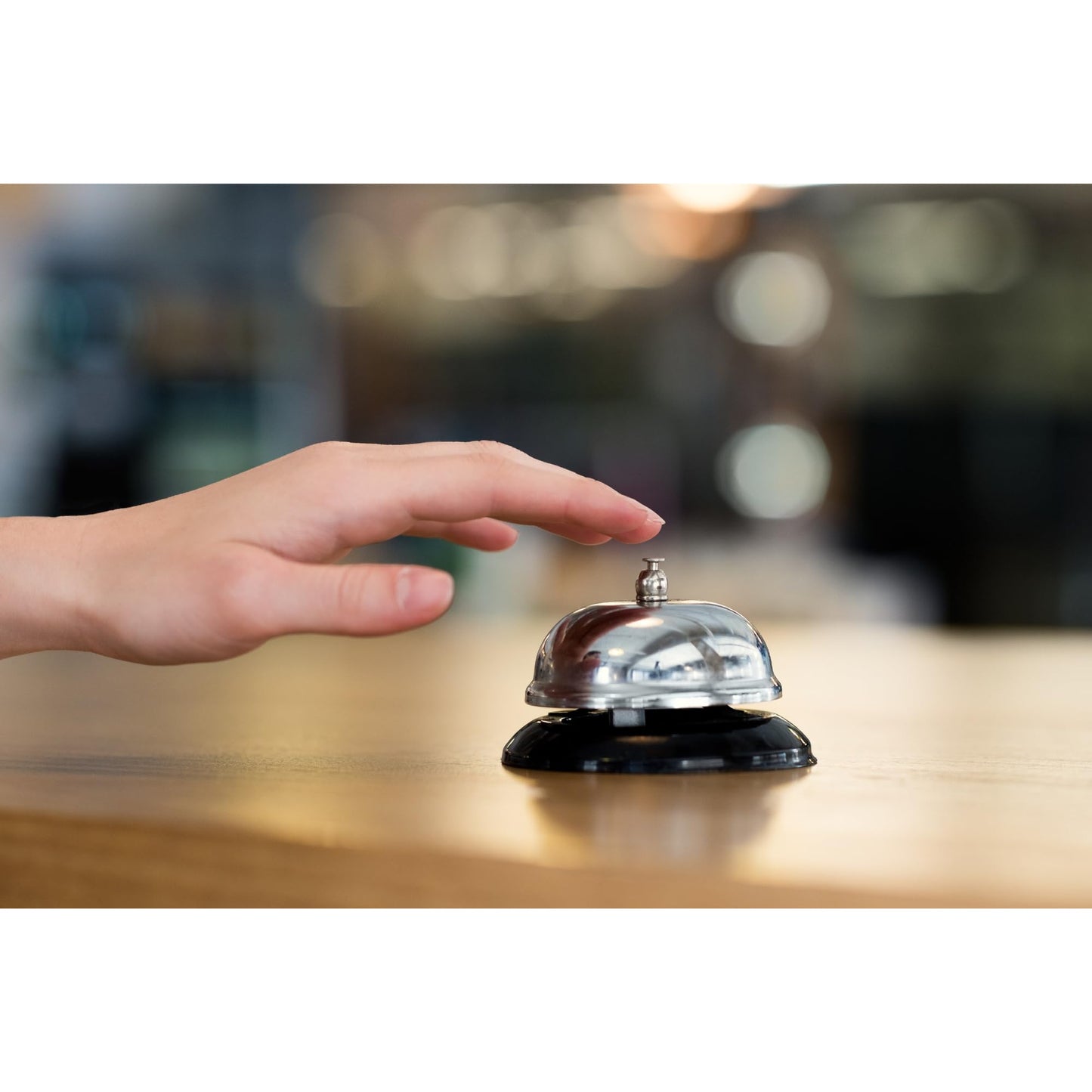 Reception Call Bell - Classic and Convenient Service Alert for Hotels, Restaurants, and More - Premium Musical Instruments from Chabrias Ltd - Just £7.59! Shop now at Chabrias Ltd