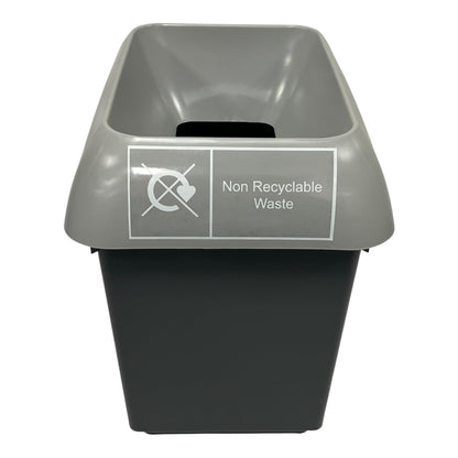 30 Litre Recycling Bin With Yellow Lid & Mixed Textiles Sticker Included - Premium BISS from Chabrias Ltd - Just £23.99! Shop now at Chabrias Ltd