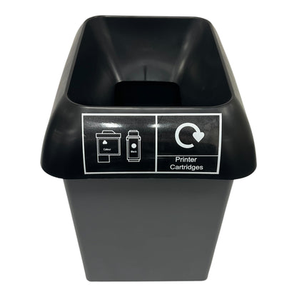 30 Litre Recycling Bin With Yellow Lid & Mixed Textiles Sticker Included - Premium BISS from Chabrias Ltd - Just £23.99! Shop now at Chabrias Ltd