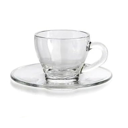 Chabrias Ltd Borgonova Italy Tazzina Caffe Conic 80ml Coffee Espresso Cup Box of 6 Saucer Available (6 Saucers) - Premium Kitchen from Chabrias Ltd - Just £5.69! Shop now at Chabrias Ltd