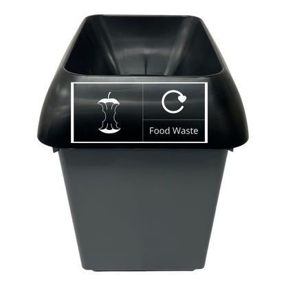 30 Litre Recycling Bin With Yellow Lid & Mixed Textiles Sticker Included - Premium BISS from Chabrias Ltd - Just £23.99! Shop now at Chabrias Ltd