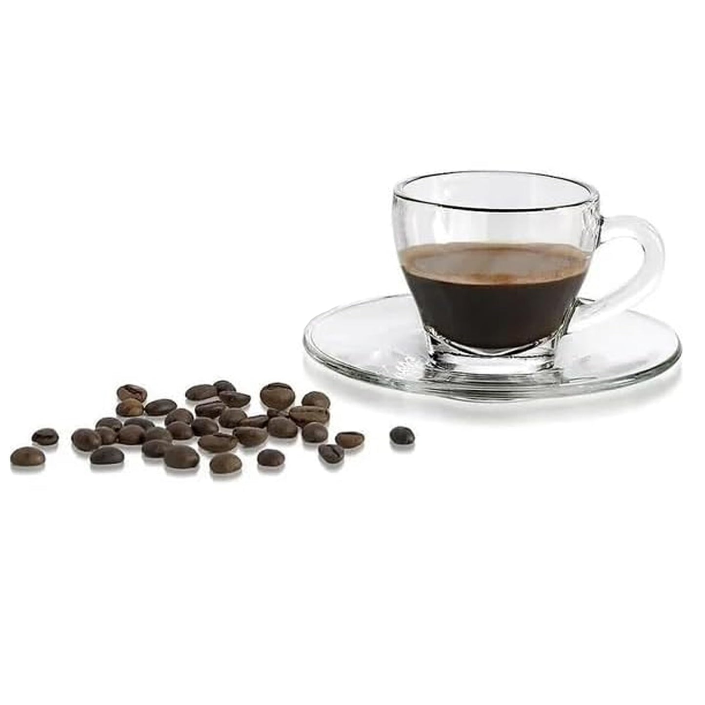 Chabrias Ltd Borgonova Italy Tazzina Caffe Conic 80ml Coffee Espresso Cup Box of 6 Saucer Available (6 Saucers) - Premium Kitchen from Chabrias Ltd - Just £5.69! Shop now at Chabrias Ltd