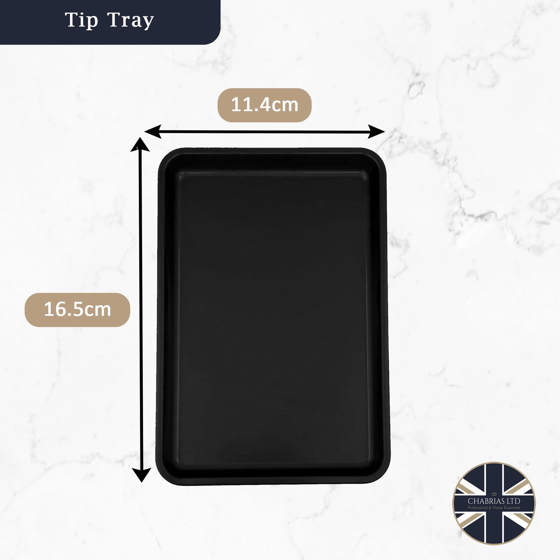Chabrias Ltd Pack of 10 Plastic Rectangle Tip Trays - Professional Bill Presenter for Bars, Restaurants, and Hotels - Premium Home from Chabrias Ltd - Just £12.34! Shop now at Chabrias Ltd