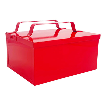 Cigarette Ash Tray With Fully Closable Lid, Red - Premium BISS from Chabrias Ltd - Just £18.99! Shop now at Chabrias Ltd