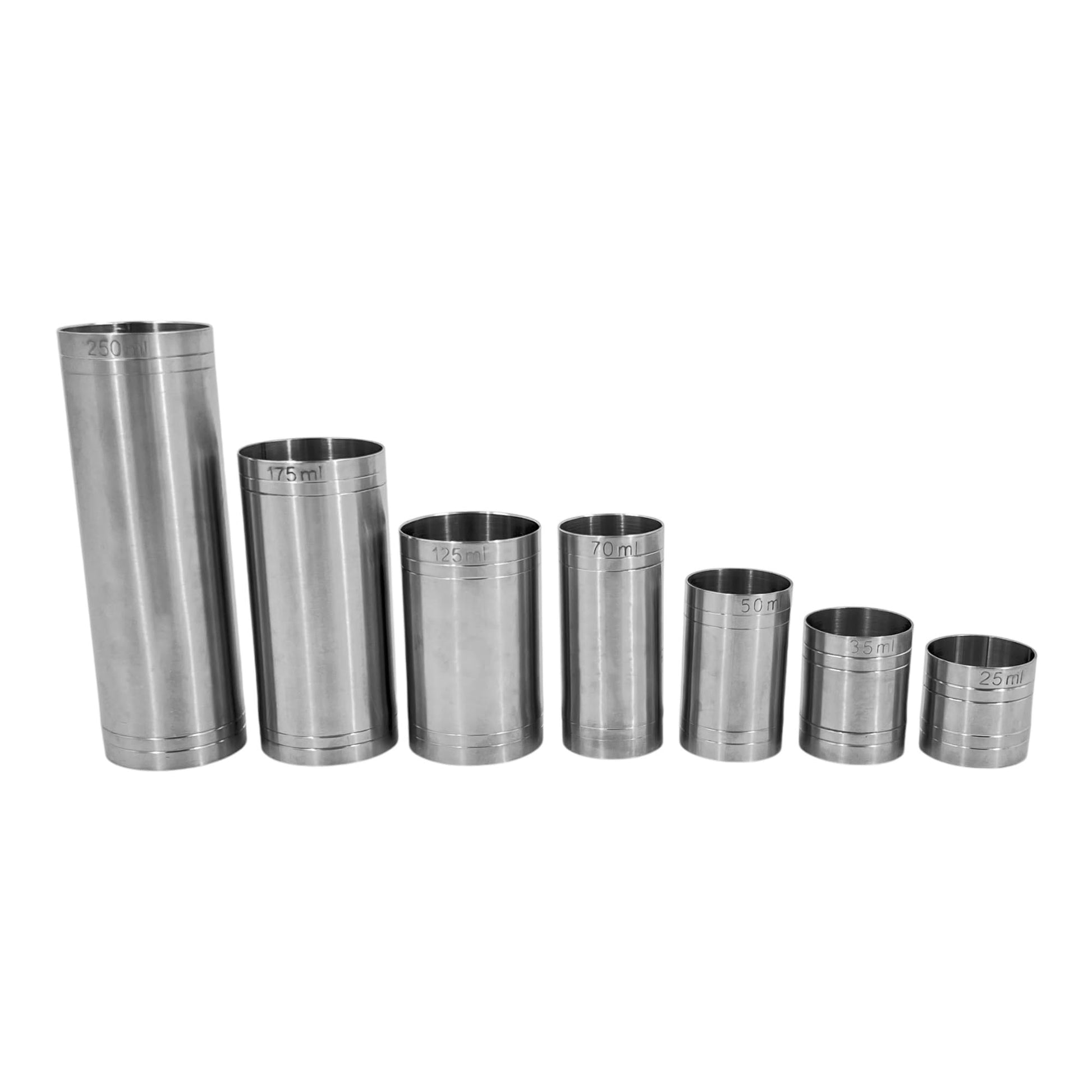 Stainless Steel Thimble Measure (7 Piece) - Premium Kitchen from Chabrias Ltd - Just £18.99! Shop now at Chabrias Ltd