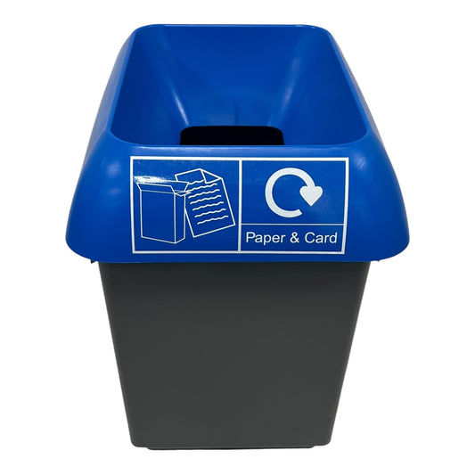 Set of 4, 30 Litre Recycling Bin with Lid & Stickers Included - Premium Bins from Chabrias Ltd - Just £72.99! Shop now at Chabrias Ltd