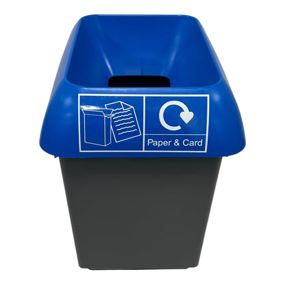30 Litre Recycling Bin With Yellow Lid & Mixed Textiles Sticker Included - Premium BISS from Chabrias Ltd - Just £23.99! Shop now at Chabrias Ltd