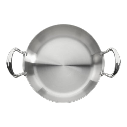 Samuel Groves - Stainless Steel Tri-Ply Chefs Pan, Suitable for All Hobs - Made in England - Premium Kitchen from Samuel Groves - Just £96.90! Shop now at Chabrias Ltd