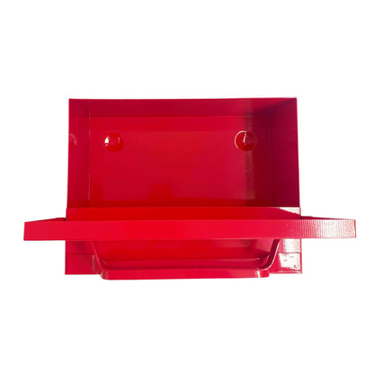 Cigarette Ash Tray With Fully Closable Lid, Red - Premium BISS from Chabrias Ltd - Just £18.99! Shop now at Chabrias Ltd