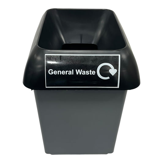 Set of 4, 30 Litre Recycling Bin with Lid & Stickers Included - Premium Bins from Chabrias Ltd - Just £72.99! Shop now at Chabrias Ltd