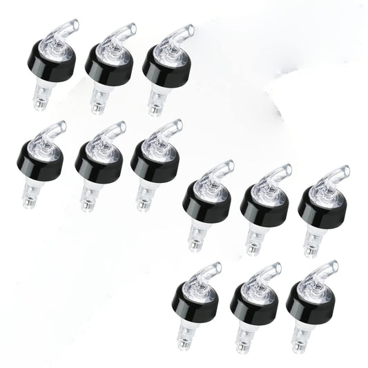 12 x Measured Liquor Professional 2CL Transparent Dispensing Spout with Ball Restraint System Hot Shot Pourer Set UK Made - Clear, Fast Pouring Liquor Bottle Pourers - Premium Kitchen from Chabrias Ltd - Just £11.87! Shop now at Chabrias Ltd