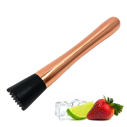 Chabrias Ltd Bar Muddler, Spoon, Stainless Steel Copper Finish, Cocktail Accessories & Tools - Premium Home from Chabrias Ltd - Just £5.69! Shop now at Chabrias Ltd