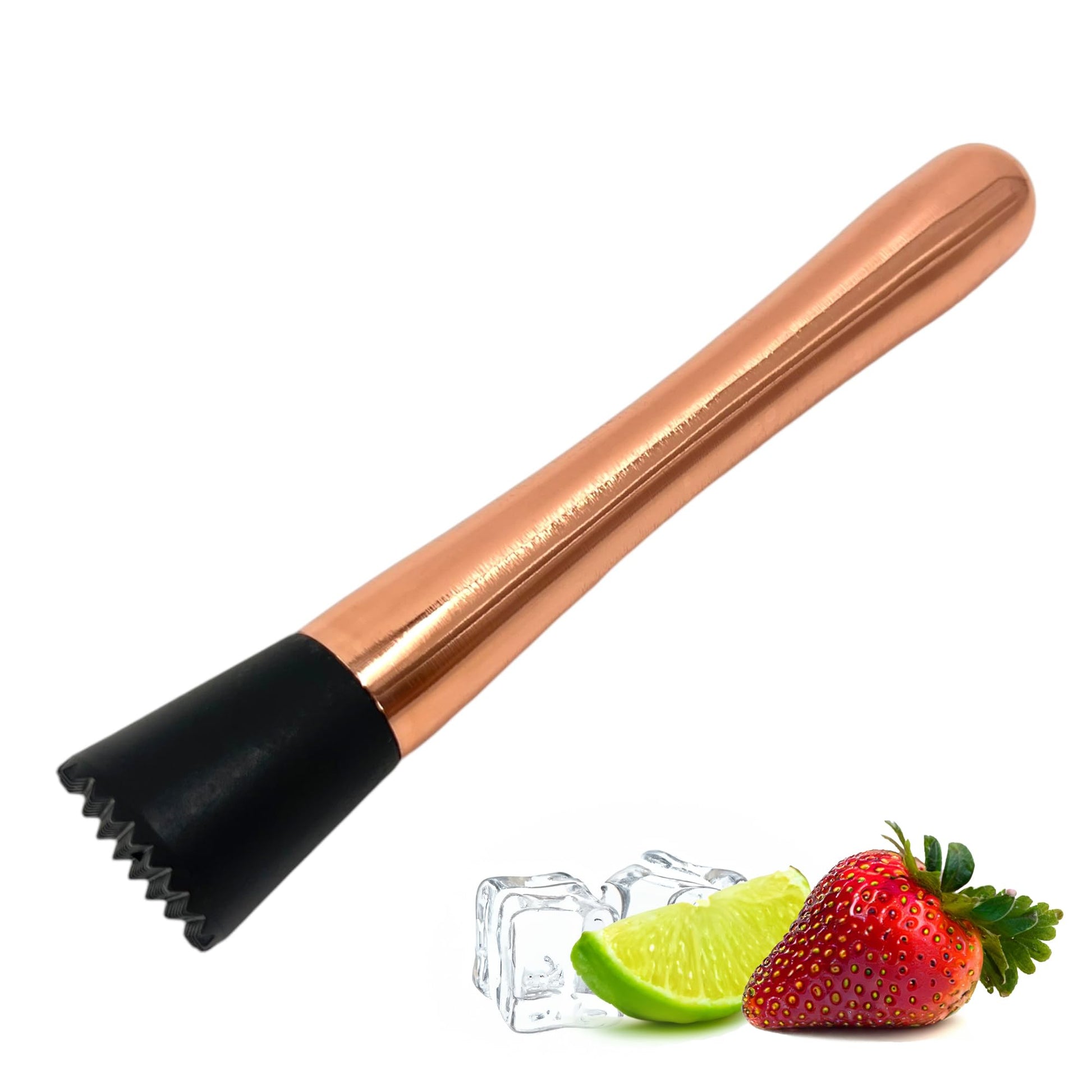 Chabrias Ltd Bar Muddler, Spoon, Stainless Steel Copper Finish, Cocktail Accessories & Tools - Premium Home from Chabrias Ltd - Just £5.69! Shop now at Chabrias Ltd