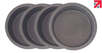 4 x Non-Stick Deep Round Pie Tin (4.5 inch) - Premium Kitchen from Samuel Groves - Just £11.35! Shop now at Chabrias Ltd