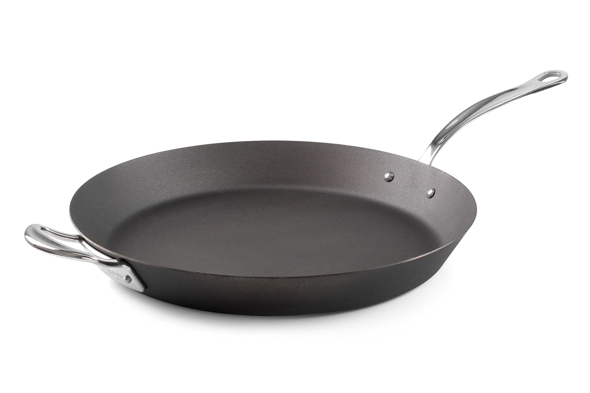 Samuel Groves Professional Seasoned Carbon Steel Range Frying Pan, Balti Dish, Paella Pan and BBQ Melting Pot, Indestructible Construction for Cooking Any Dish UK Made - Premium Kitchen from Samuel Groves - Just £33.25! Shop now at Chabrias Ltd