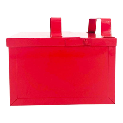 Cigarette Ash Tray With Fully Closable Lid, Red - Premium BISS from Chabrias Ltd - Just £18.99! Shop now at Chabrias Ltd