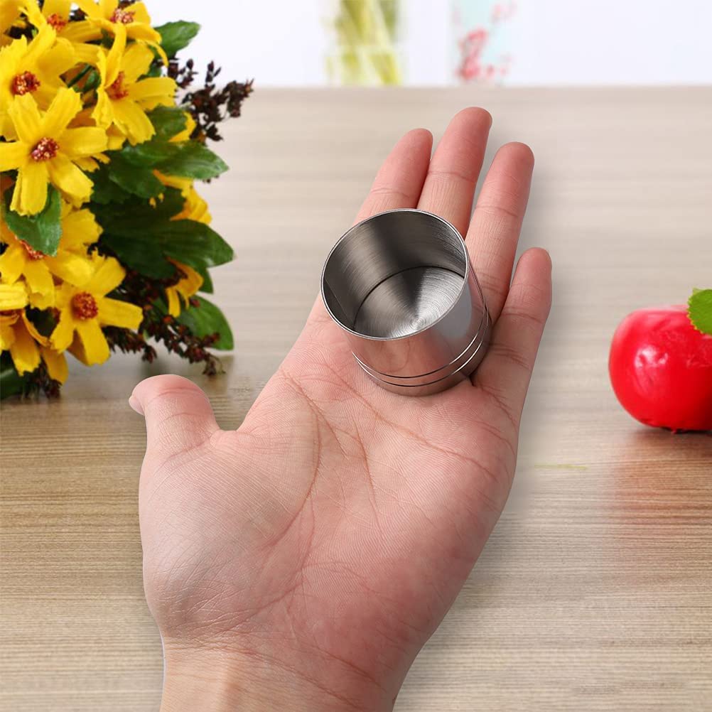 Stainless Steel Thimble Measure (3 Piece Spirit) - Premium Kitchen from Chabrias Ltd - Just £9.36! Shop now at Chabrias Ltd