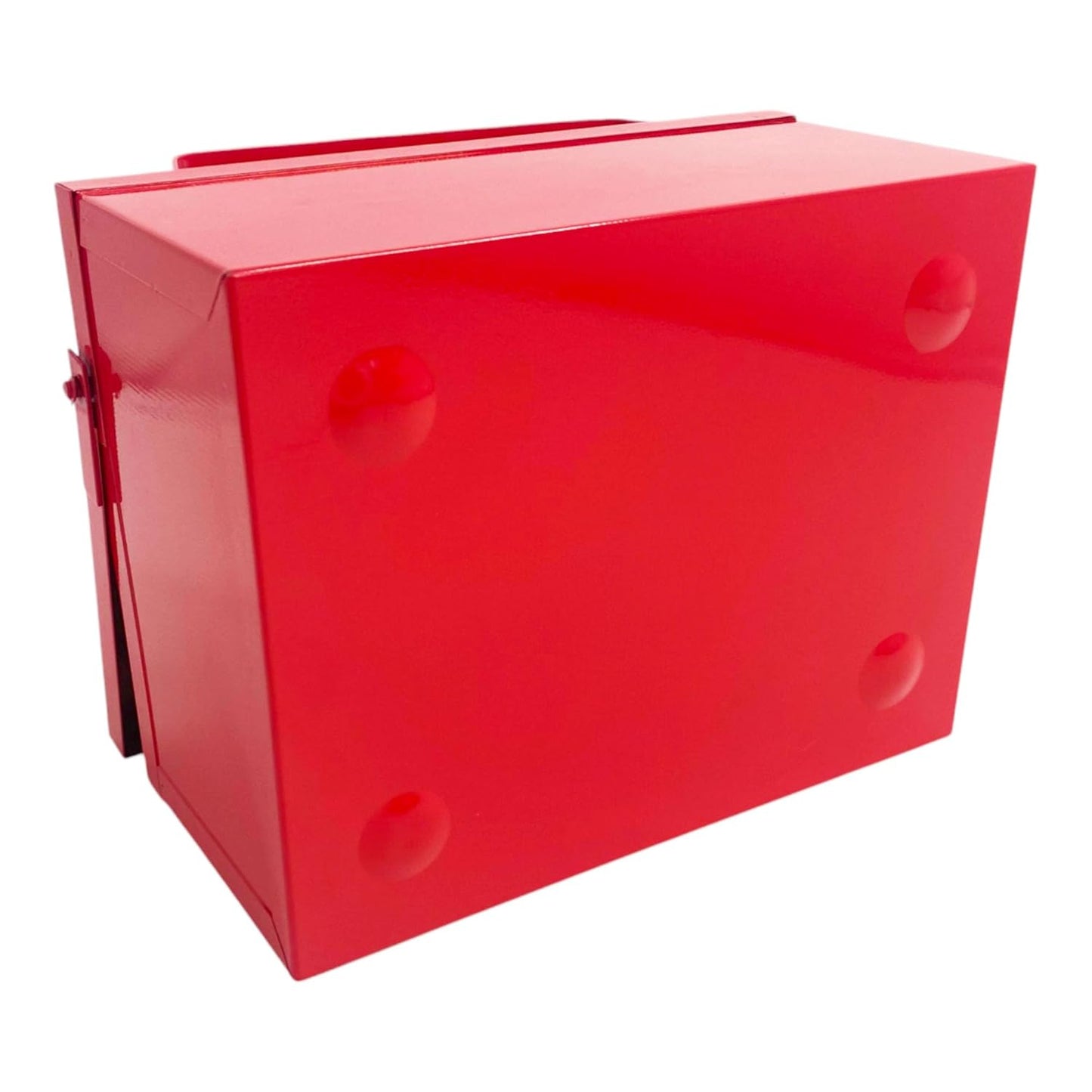 Cigarette Ash Tray With Fully Closable Lid, Red - Premium BISS from Chabrias Ltd - Just £18.99! Shop now at Chabrias Ltd