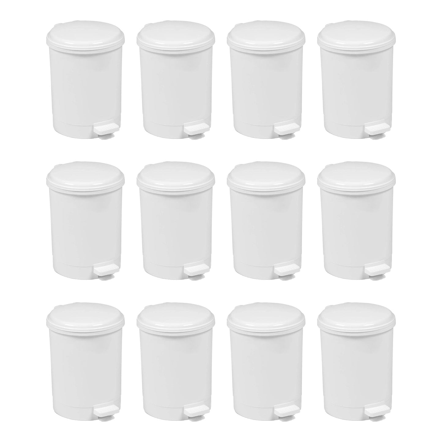 Chabrias Ltd White Waste Bin With Removable Liner, 3-40 Litre, Recycling Bin, Commercial Utility Waste, Pedal Bin, Indoor Bins For Kitchen, White Bin, Office Bin - Premium Home from Chabrias Ltd - Just £123.49! Shop now at Chabrias Ltd