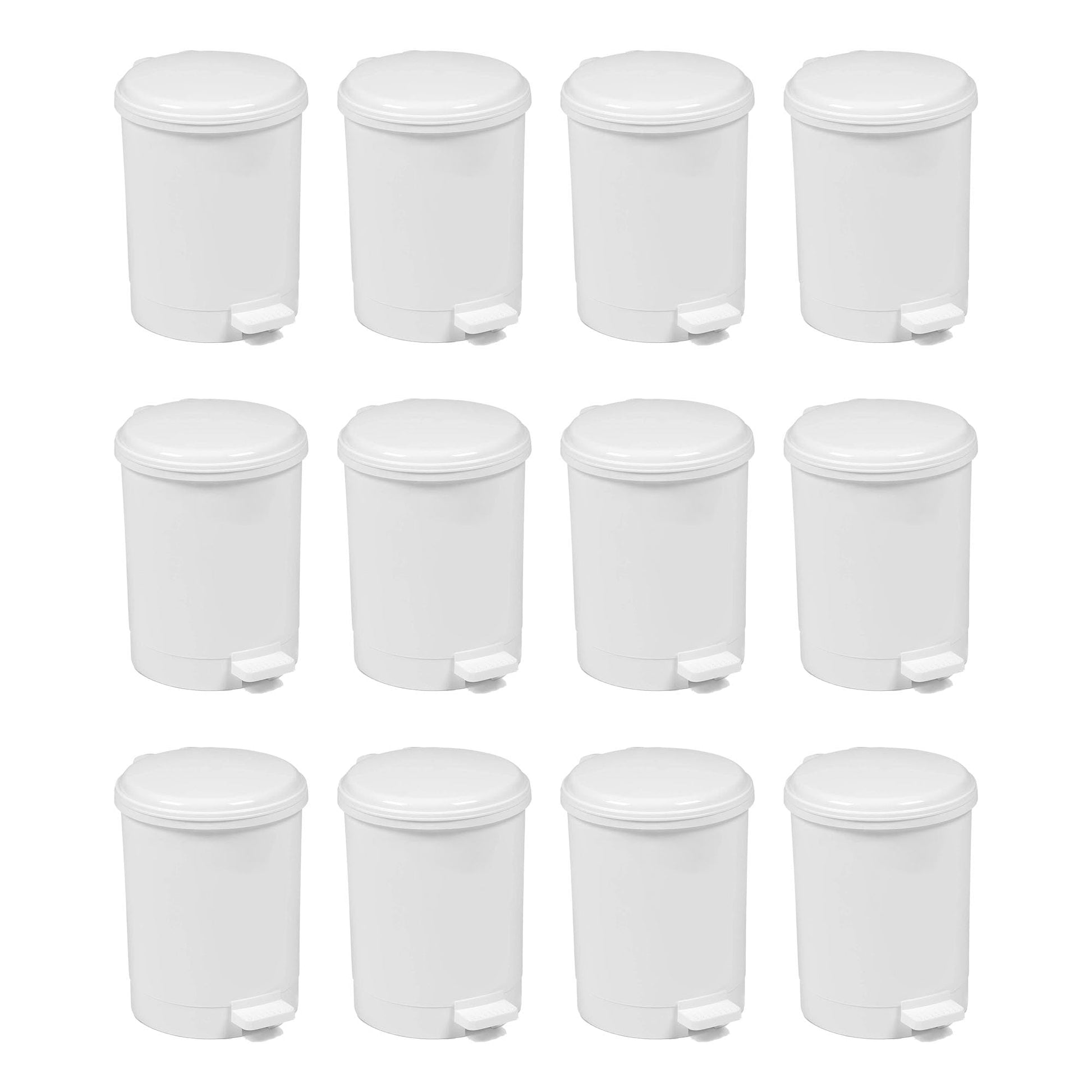 Chabrias Ltd White Waste Bin With Removable Liner, 3-40 Litre, Recycling Bin, Commercial Utility Waste, Pedal Bin, Indoor Bins For Kitchen, White Bin, Office Bin - Premium Home from Chabrias Ltd - Just £123.49! Shop now at Chabrias Ltd