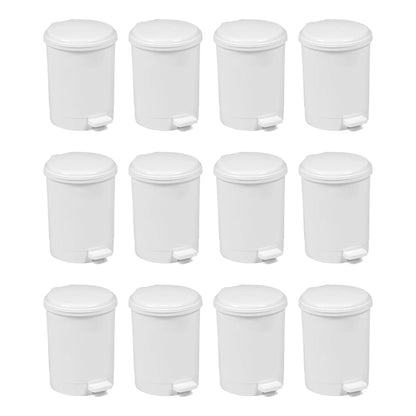 Chabrias Ltd White Waste Bin With Removable Liner, 3-40 Litre, Recycling Bin, Commercial Utility Waste, Pedal Bin, Indoor Bins For Kitchen, White Bin, Office Bin - Premium Home from Chabrias Ltd - Just £123.49! Shop now at Chabrias Ltd
