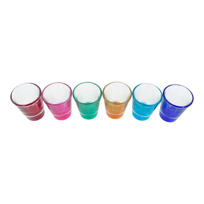 Chabrias Ltd 6 Colour Heavy Base Shot Glass Set, 44ml Shot Glass, Shot Glasses, Vodka, Whisky, Sambuca, Shots, Party Shot Glasses, Shot Glasses Set, Glass Shot Glasses, Espresso Shot Glass, Shot Cups - Premium Kitchen from Chabrias Ltd - Just £18.99! Shop now at Chabrias Ltd