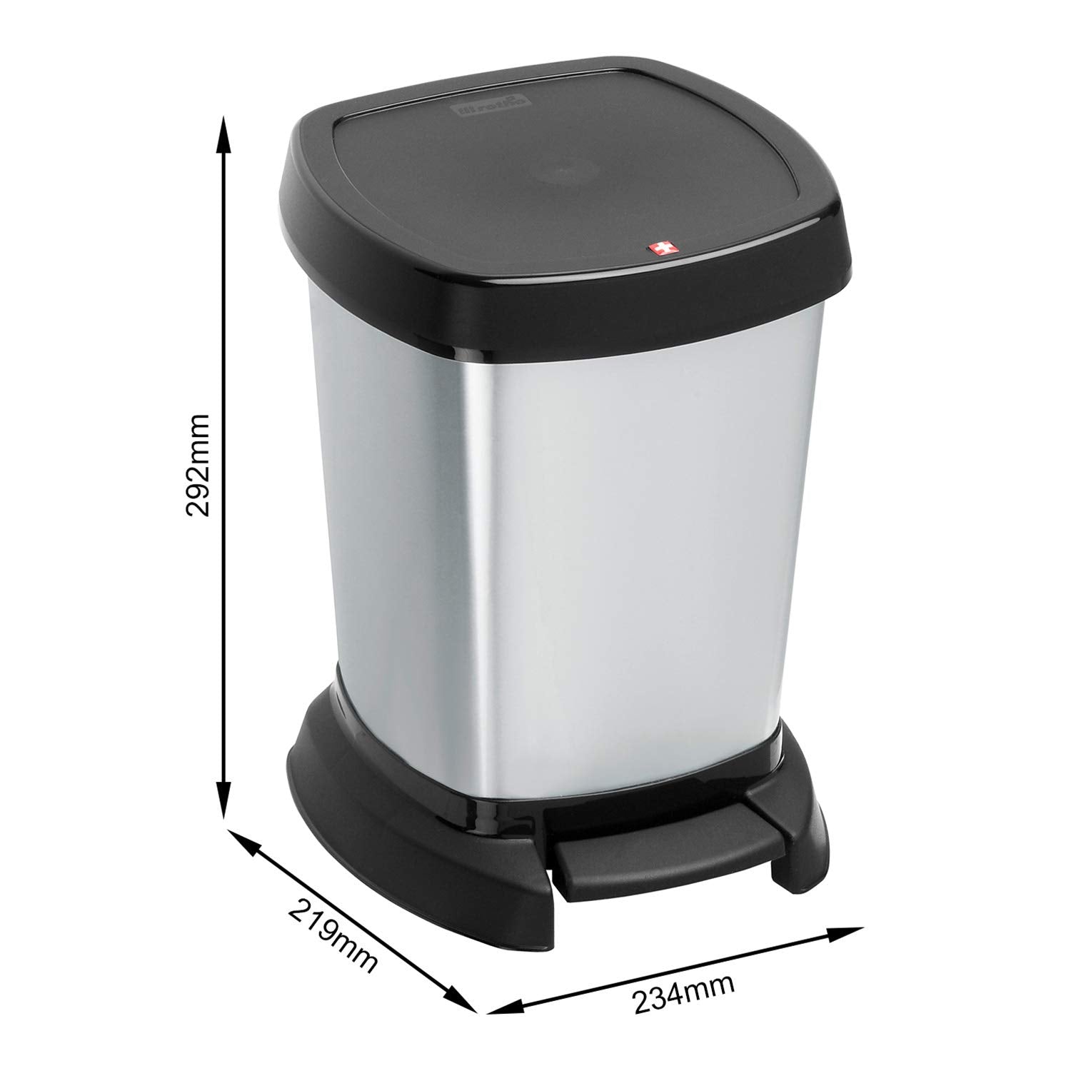 Rotho Paso Refuse Cosmetic Bin 6 Litre - Premium Home from Rotho - Just £18.99! Shop now at Chabrias Ltd