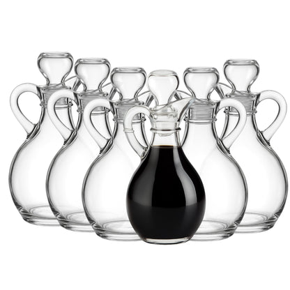 Elegant Glass Cruet Bottle, 10oz (6 pack) - Premium Glassware from Chabrias Ltd - Just £29.99! Shop now at Chabrias Ltd