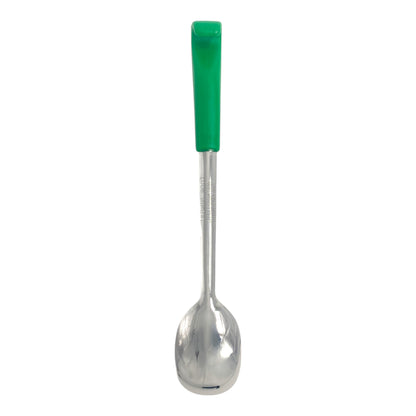 Le Buffet Solid Salad Serving Spoon Set – Stainless Steel with Heat-Resistant Handle (Green) - Premium Kitchen from Chabrias Ltd - Just £7.99! Shop now at Chabrias Ltd