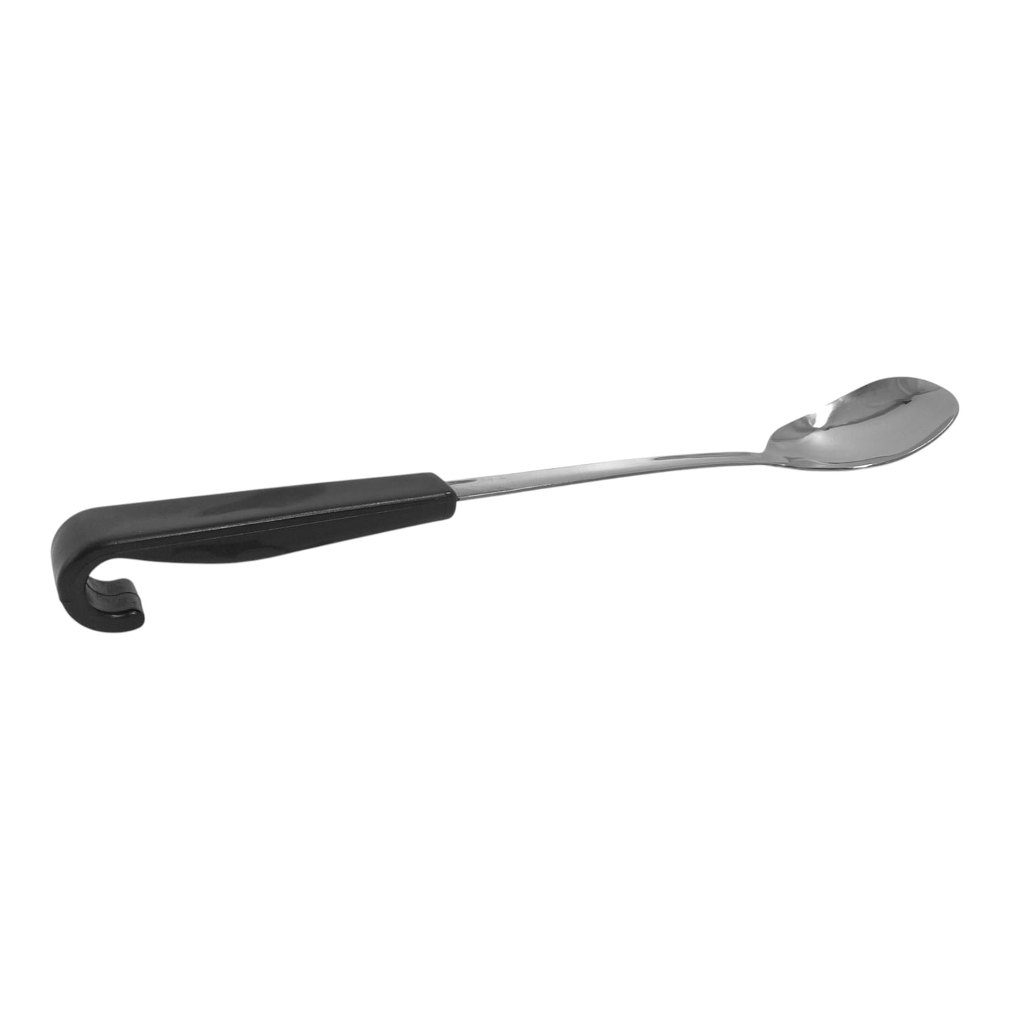 Le Buffet Solid Salad Serving Spoon – Stainless Steel with Heat-Resistant Handle (Black) - Premium Kitchen from Chabrias Ltd - Just £7.99! Shop now at Chabrias Ltd
