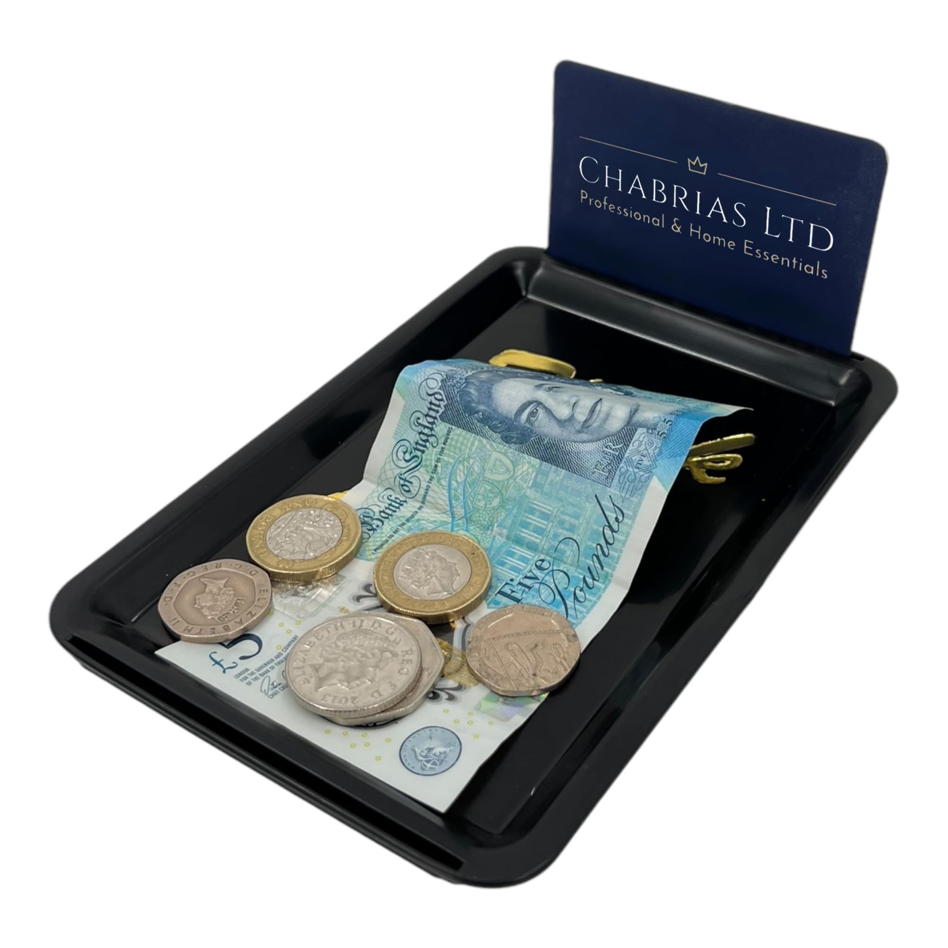 Chabrias Ltd Pack of 10 Plastic Rectangle Tip Trays - Professional Bill Presenter for Bars, Restaurants, and Hotels - Premium Home from Chabrias Ltd - Just £12.34! Shop now at Chabrias Ltd
