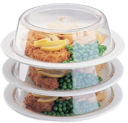 Chabrias Ltd Polycarbonate 2 in 1 Plate Ring, 40 mm H x 215 mm Stackable Plate Rings for pre-Plating Food in Advance, Microwave Safe UK Make - Premium Kitchen from Chabrias Ltd - Just £5.69! Shop now at Chabrias Ltd