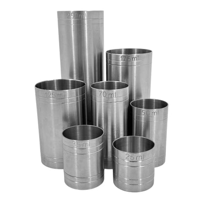 Stainless Steel Thimble Measure (7 Piece) - Premium Kitchen from Chabrias Ltd - Just £18.99! Shop now at Chabrias Ltd