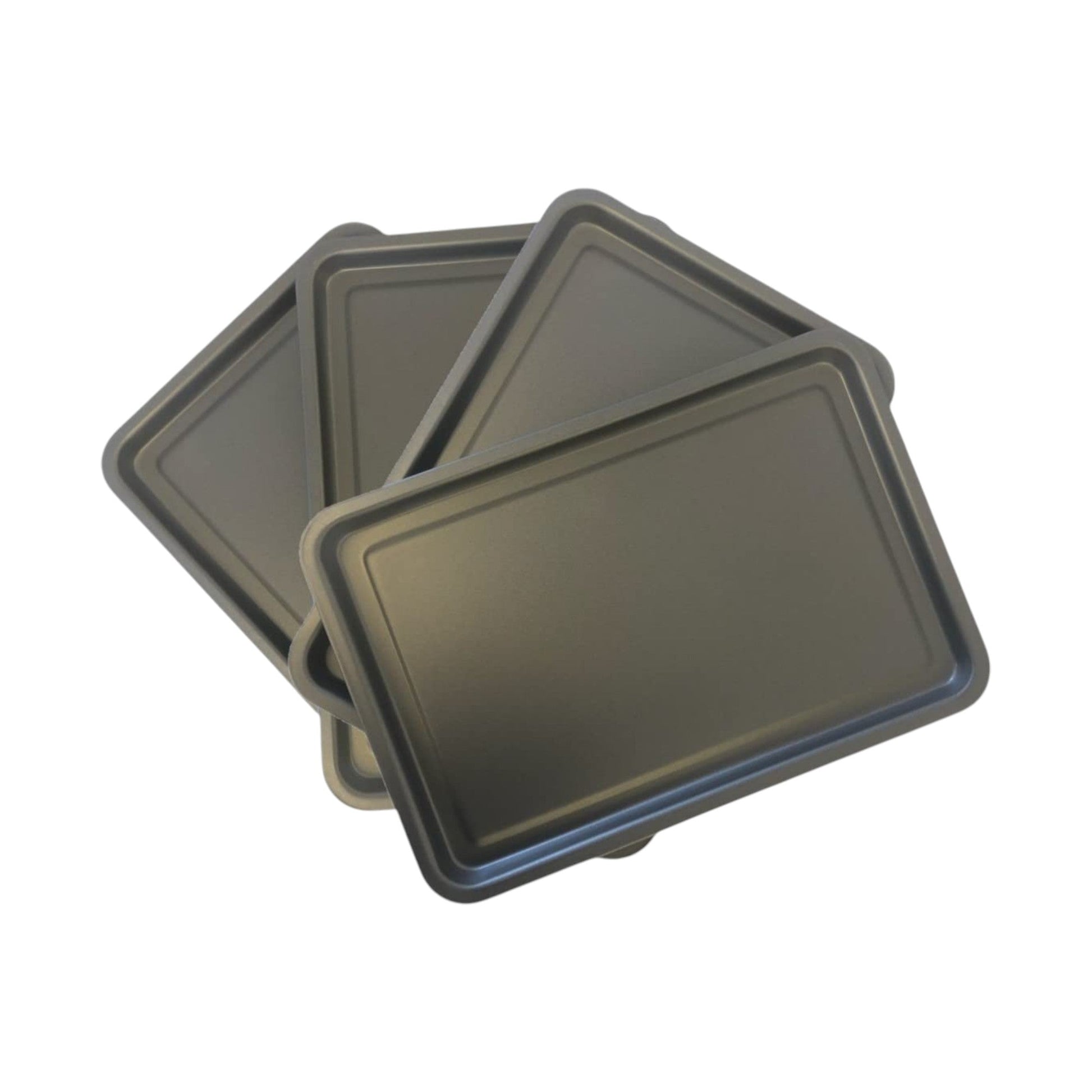 4 x Non-Stick Oven Baking Tray Large (35cm) - Premium Kitchen from Chabrias Ltd - Just £12.34! Shop now at Chabrias Ltd