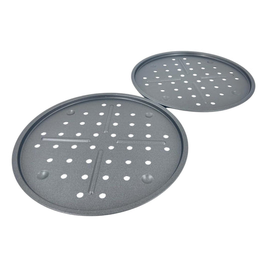 2 x Non-Stick Pizza Tray (33cm) - Premium Home from Samuel Groves - Just £9.02! Shop now at Chabrias Ltd