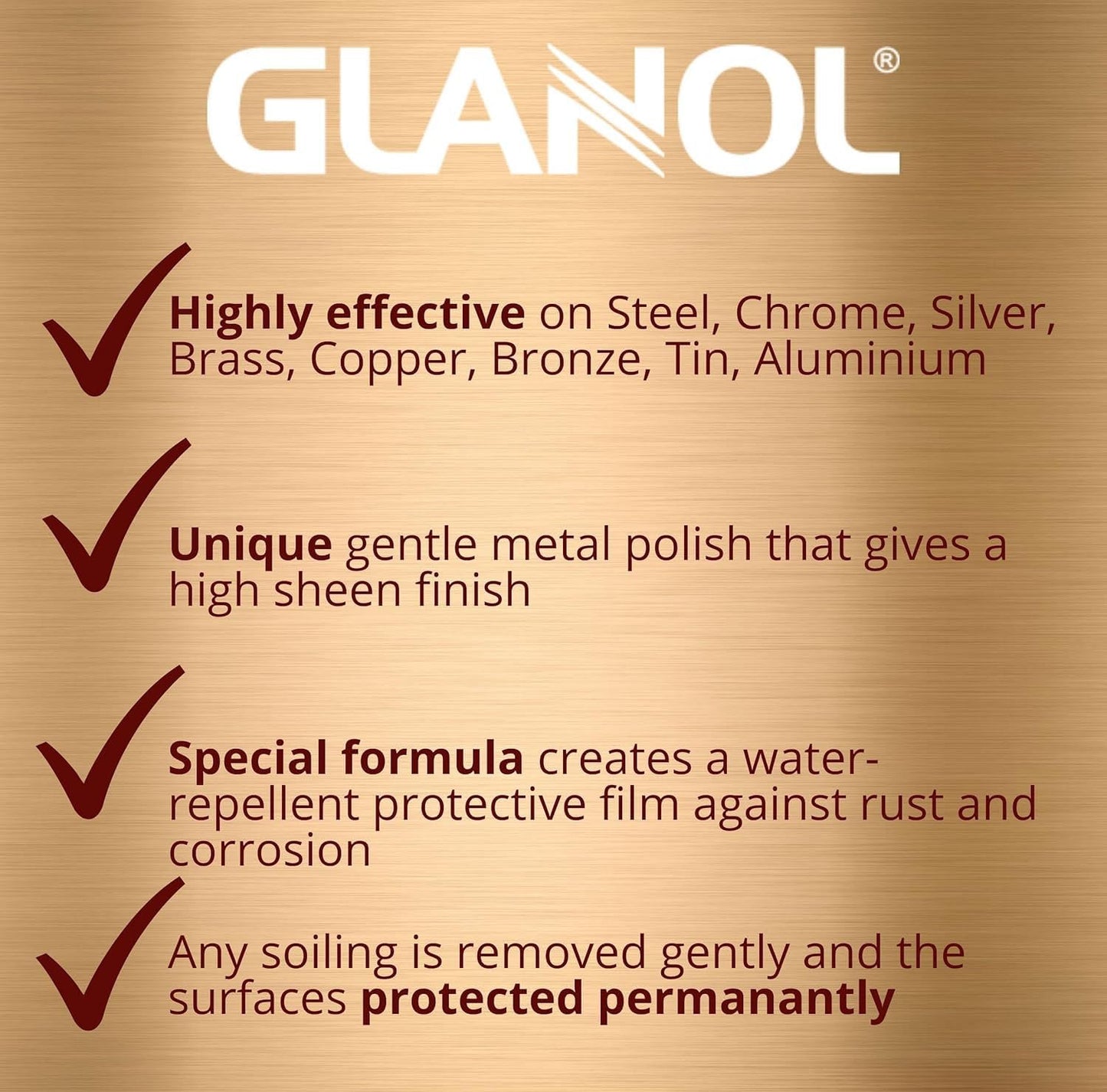 Chabrias Ltd GLANOL/WENOL Metal Polish with Surface Protection Gloss Formula - Premium BISS from Chabrias Ltd - Just £19.99! Shop now at Chabrias Ltd