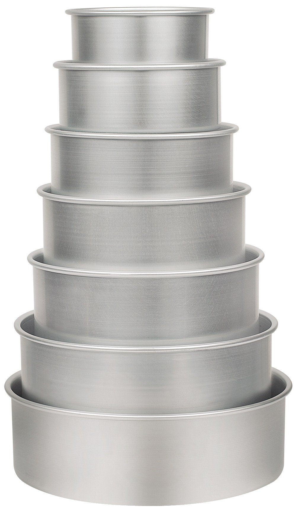 Mermaid Silver Anodised Aluminium Round Loose Based Cake Tin Made in England - Premium Kitchen from Mermaid - Just £16.15! Shop now at Chabrias Ltd