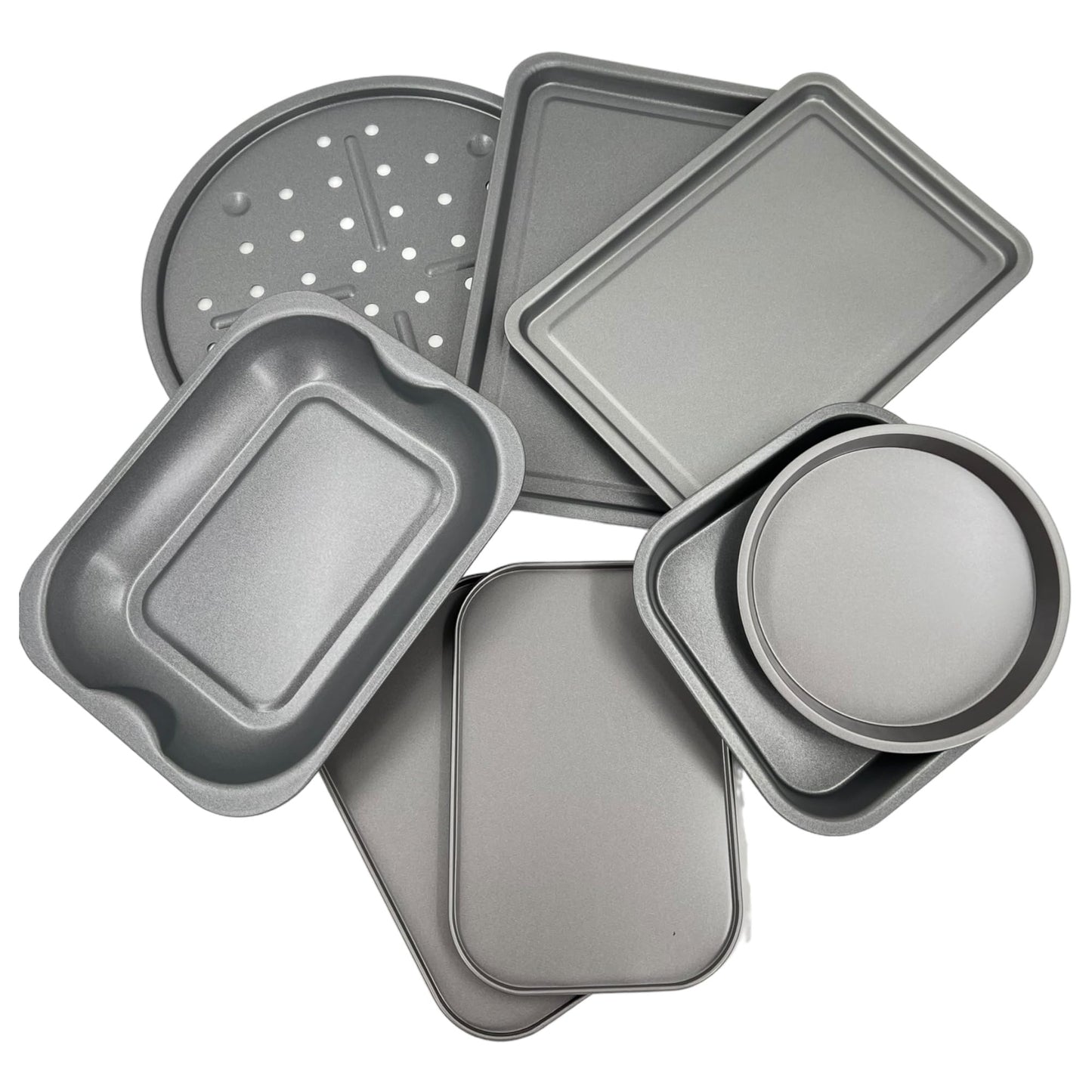 Chabrias Ltd Premium Non Stick Bakeware Set – Airfryer Safe Dishwasher Safe, BPA and PFOA Free Ideal for Baking, Roasting, Grilling UK Made Great for Students Gift Set - Premium Kitchen from Chabrias Ltd - Just £19.99! Shop now at Chabrias Ltd