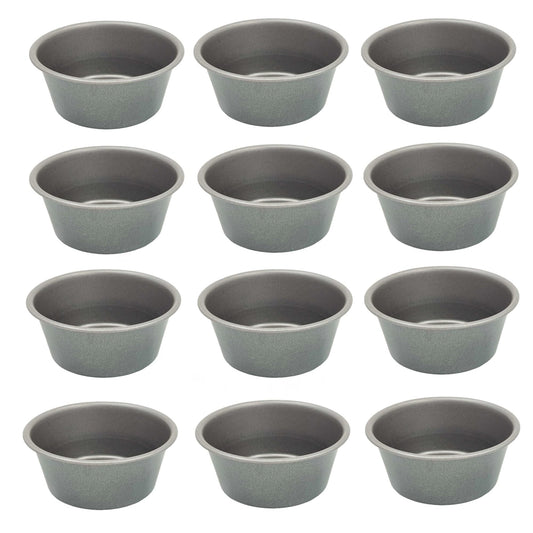 12 x Non-Stick Mini Pie Cups (3 Inches) - Premium Kitchen from Samuel Groves - Just £14.24! Shop now at Chabrias Ltd