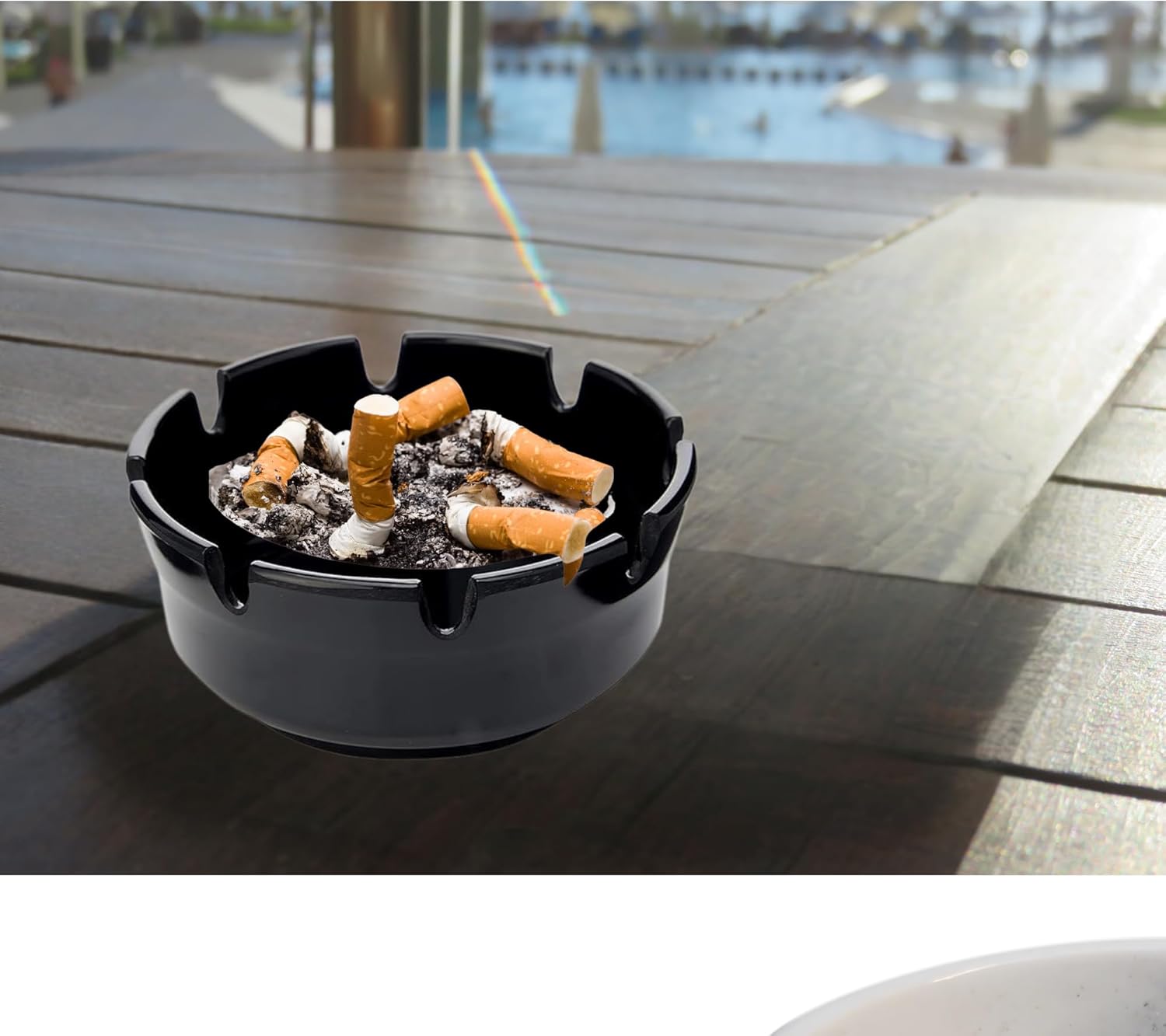 4" Melamine Ashtray (12 pack) - Premium Kitchen from Chabrias Ltd - Just £17.49! Shop now at Chabrias Ltd