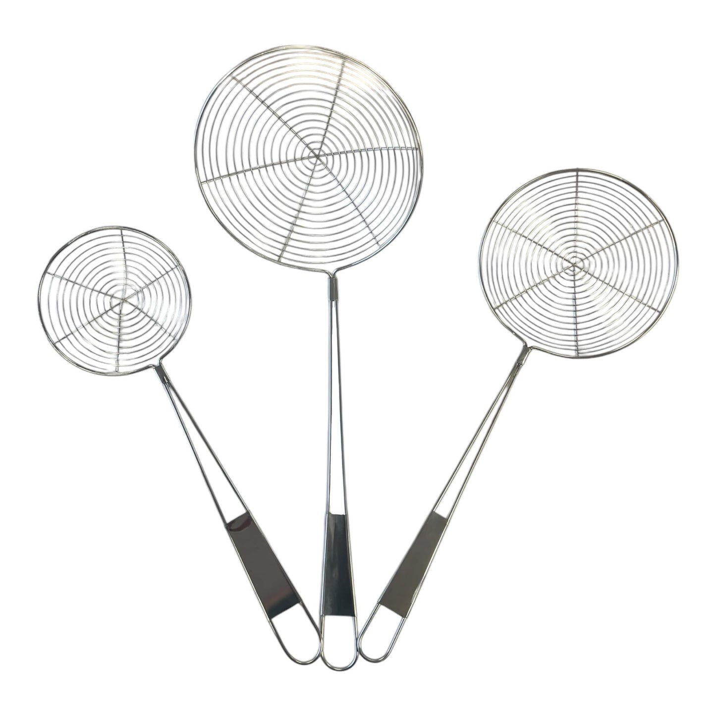 Chabrias Ltd Stainless Steel Strainer Fat Skimmer Ladle with Ergonomic Handle Wire Skimmer Spoon with Spider Mesh Filter for Frying, Straining, and Skimming – Heavy Duty - Premium Kitchen from Chabrias Ltd - Just £6.99! Shop now at Chabrias Ltd