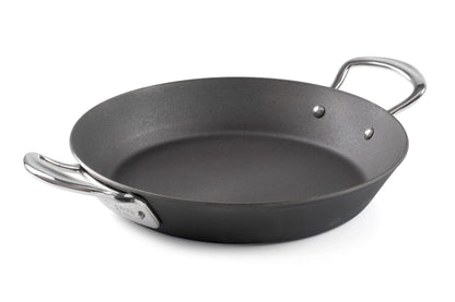 Samuel Groves Professional Seasoned Carbon Steel Range Frying Pan, Balti Dish, Paella Pan and BBQ Melting Pot, Indestructible Construction for Cooking Any Dish UK Made - Premium Kitchen from Samuel Groves - Just £33.25! Shop now at Chabrias Ltd